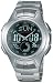 Casio Men's Core AQ160WD-1BV Silver Stainless-Steel Quartz Watch with Digital Dial
