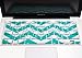 TopCase Chevron Zig - Zag Silicone Keyboard Cover Skin for MacBook 13