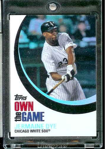 2007 Topps Own the Game #17 Jermaine Dye Chicago White Sox Baseball Card - Shipped in Protective Display Case!