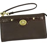〔コーチ〕COACH ストラップハンド付き ＺＩＰ 長財布 〔海外並行正規品〕