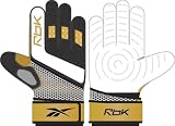 Reebok Soccer RBK Elite Goalkeeper Gloves (Black/Gold, 9)