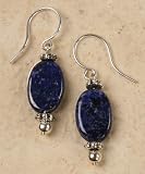 Lapis Oval Earrings.
