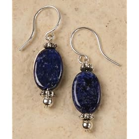 Lapis Oval Earrings. by 