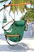 New Deluxe Green Sky Air Chair Swing Hanging Hammock Chair W/ Pillow & Drink Holder