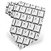 Wild Ties Silver Microfiber Tie | Keyboard Necktie