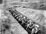2nd Lt. Arthur Bates Standing in Long Trench with Members of 93rd Infantry Division Photographic Poster Print by Carl Gaston, 16x12