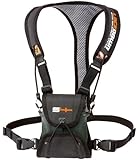 S4Gear LockDown Binocular Harness (Black) for use with binoculars by Leupold,Nikon,Swarovski,Bushnell,Canon etc