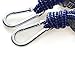 Double Parachute Hammock, Noza Tec Portable Lightweight Nylon Fabric Camping Hammock for Backpacking, Travel, Beach, Yard. Straps Included (Light Blue/Green)