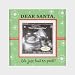 The Grandparent Gift Co. Holiday Dear Santa Ultrasound Frame