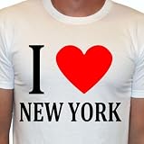 I love New York FuN HERZ IcH LIEBE KuLt PARTY Club like Sprüche Tee T-Shirt