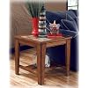 Toscana Square End Table with Natural Slate Tiles