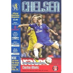 Chelsea v Charlton Athletic official programme 08/02/2004