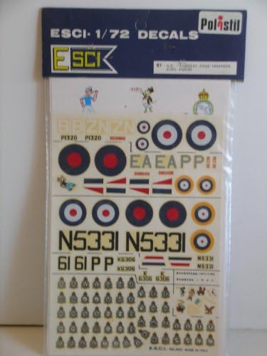 Esci Plastic Model Decals "British Handley Page Hampden/Avro Anson "