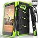 Alcatel One Touch Fierce XL 5054 Case, Zizo® Bolt Cover [.33mm 9H Tempered Glass Screen Protector] Included [Military Grade] Armor Case Kickstand