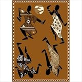 Home Dynamix Zone 7141-502 Polypropylene 3-Feet 7-Inch by 5-Feet 2-Inch Area Rug, Black