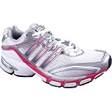 adidas Women's Supernova Glide Running Shoe,White/Tin/Art Red,11 M
