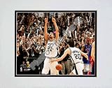 Tim Duncan 2005 NBA Championship Celebration (#4) Double Matted 8 X 10 Photograph (Unframed)
