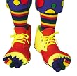 Clown Costume Shoes and Toe Sock Set