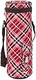 Observ Wine Bottle Carrier, Lively Red - Insulated Tote Travel Cooler with Bottle Opener