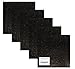 Black Glitter Vinyl Sheets 12