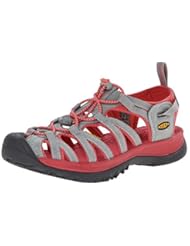 Shoes: Keen Womens Whisper Sandal, Neutral Gray/Rose, 9.5 M US - Keen Footwear
