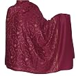 Shawl and Wraps with Embroidery on Wool Fabric from Kashmir 80 x 40 inches (ebs311)