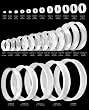 DOUBLE FLARE PYREX GLASS TUNNELS GTDF8 -8G (3MM)