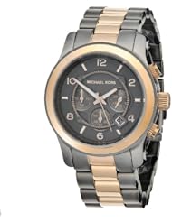 Michael Kors Watches Runway (Gunmetal and Rose Gold)