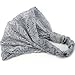 Refaxi Women Gray Bandanas Lace Headwrap Headband Girls' Hair Accessory Gift