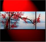 Abstract Art Chinese Plum Blossom Feng Shui Oil Painting 755