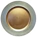 Kitchen & Housewares : Caspari 13-inch Lacquer Charger, Silver with Gold