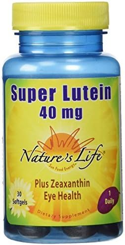 Nature's Life Super Lutein Supplement 40mg, 30 Count by Nature's Life