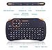 VIBOTON Mobile Wireless Keyboard Mini USB Gaming Small Keyboards with Touchpad Best Ergonomic Smart TV Keyboards Support Android,Linux,Windows,Control Your Device Easier & Better or Your Money Back!