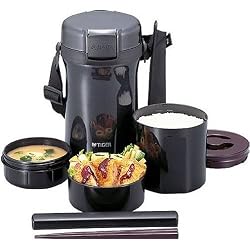 Tiger LWU-A201 Stainless Lunch Jar, Charcoal Gray