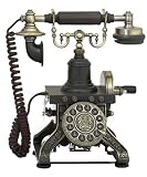 Antique Reproduction Aristocrat Brass Cradle Push Button Telephone