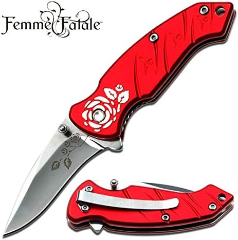 FF-A002RD FEMME u13KdlPk FATALE SPRING 5KwPc ASSISTED KNIFE 3" CLOSED RED fjfjdiiowpwie bnvnvmcjkdkdjeuiwwoq nvnvdhey djdueie787rtttyuvbcnas SPRING ASSISTED KNIFE5" OVERALL3" 3CR13 MIRROR FINISHED BLADE WITH LASERD ROSE2.6MM PSWXuEE2Xr THICKNESS BL