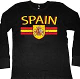 Spain Crest International Soccer Thermal Shirt, Espana Soccer Mens Thermal Shirt