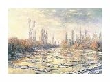 Posters: Claude Monet Poster Art Print - The Thawing (20 x 16 inches)