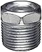 Brennan 5406-P-06 Steel Pipe Fitting, External Hex Pipe Plug, 3/8-18 NPTF Male