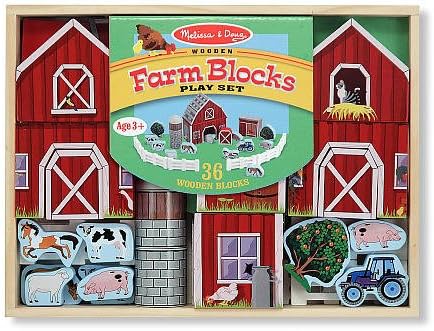 Farm Blocks Melissa Doug Play Set