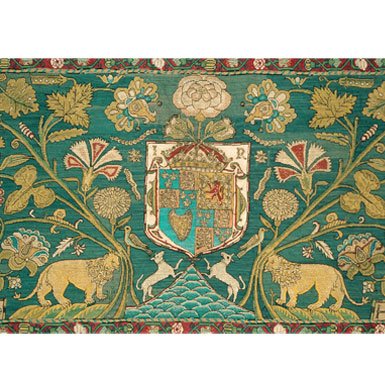 Royal Arms - Treasures of the Royal Courts Exhibition Postcard