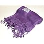 Pashmina Scarf Shawl Wrap Throw Deep Purple