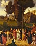Wallmonkeys Peel and Stick Wall Decals - The Judgment of Solomon by Giorgione - Removable Graphic