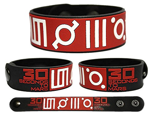 30 Seconds to Mars Rubber Bracelet Wristband V1