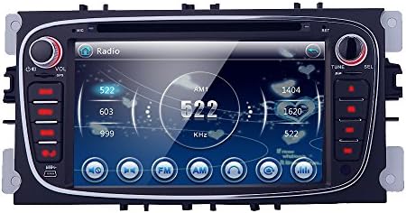 Double Din Car DVD Player GPS Navigation Car Stereo for FORD MONDEO FOCUS S-MAX Galaxy