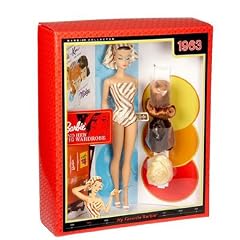 Barbie - Collectors Edition - My Favorite Barbie 1963 - Vintage Reproduction - Barbie and her Wig Wardrobe - mit 3 Per�cken