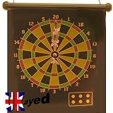 Enlarge toy image: UKayed Magnetic Roll Up Dart Board With Darts - teenage children and family entertainment