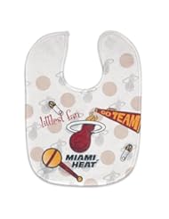 Apparel: NBA Basketball Full Color Mesh Baby Bibs (Miami Heat)