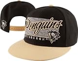 NHL Pittsburgh Penguins Kalvin Snapback Cap (Black, OSFA)