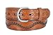 2286 Western Roller-Coaster Wave Basketweave Genuine Leather Casual Jean Belt 38mm or 1-1/2